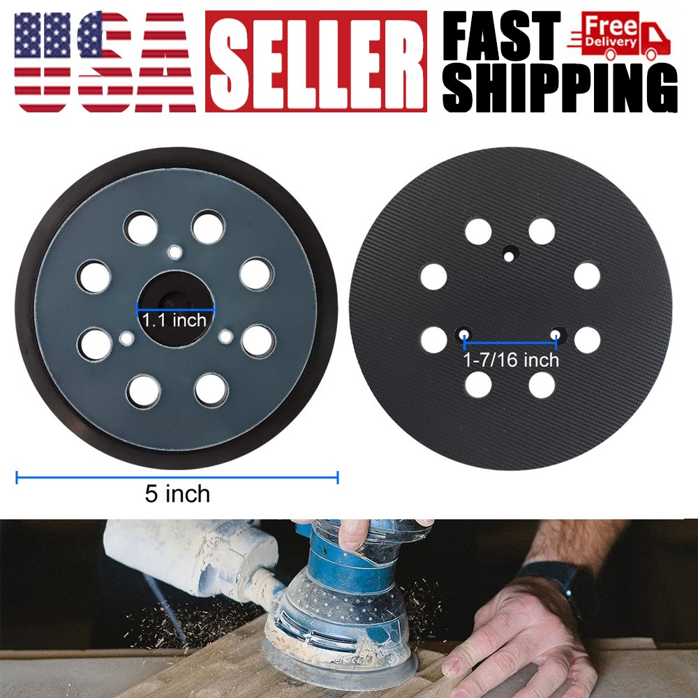 For Dewalt, Makita, Porter Cable 5 inch Orbital Sander Replacement Pad Hook Loop