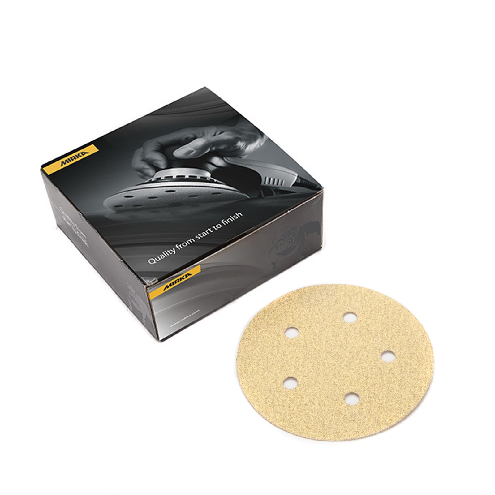 Mirka Gold 5 Inch 5 Hole Psa Vacuum Disc P60 100 Pieces
