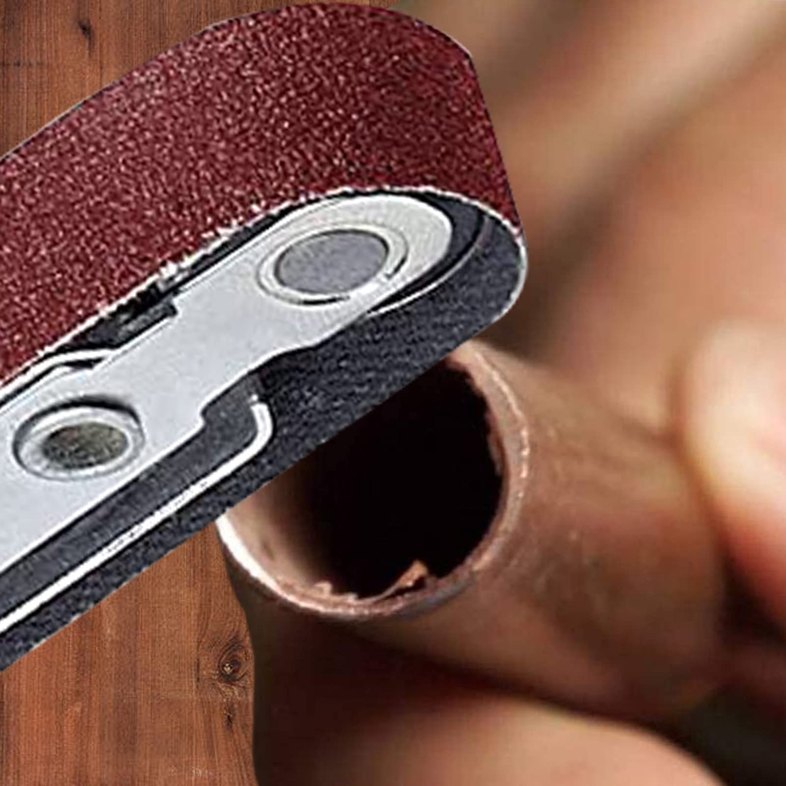 Sanding Belts 60 Grit 50 Pack 1/2X18 Inch Aluminum Oxide for Wood Metal