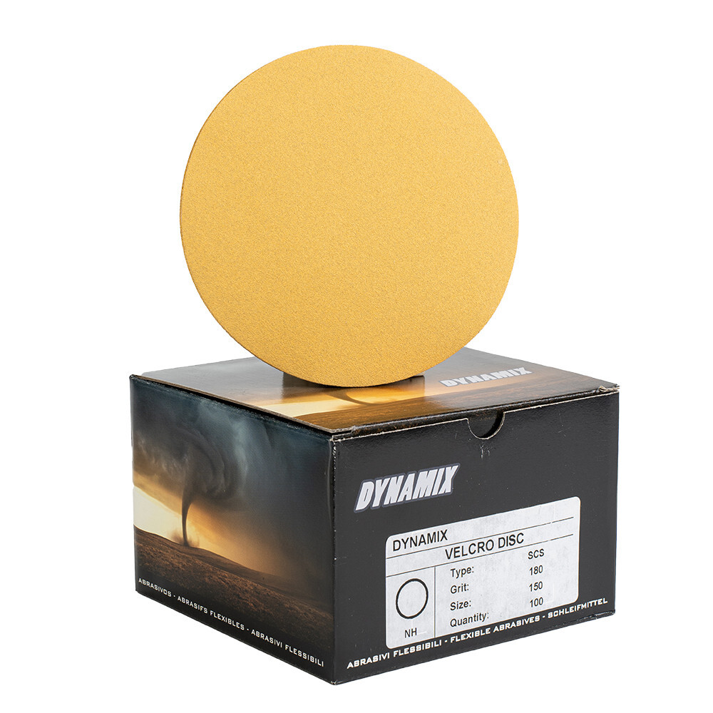 DYNAMIX Hook & Loop 6” Sanding Discs, Orbital DA Sander Paper Pads