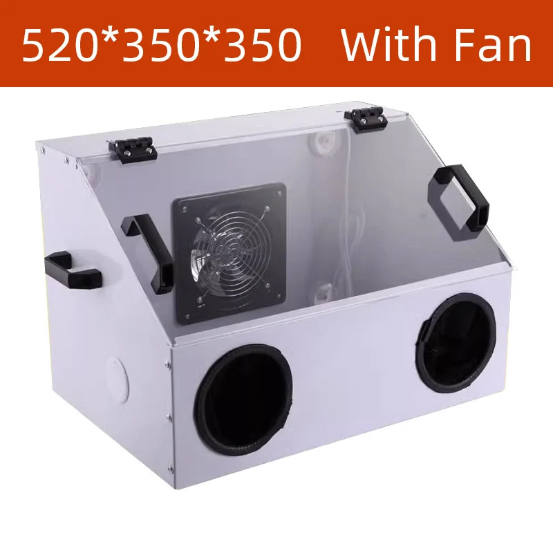 Compact Water Curtain Spray Booth with Negative Pressure Exhaust Fan ForHome Use
