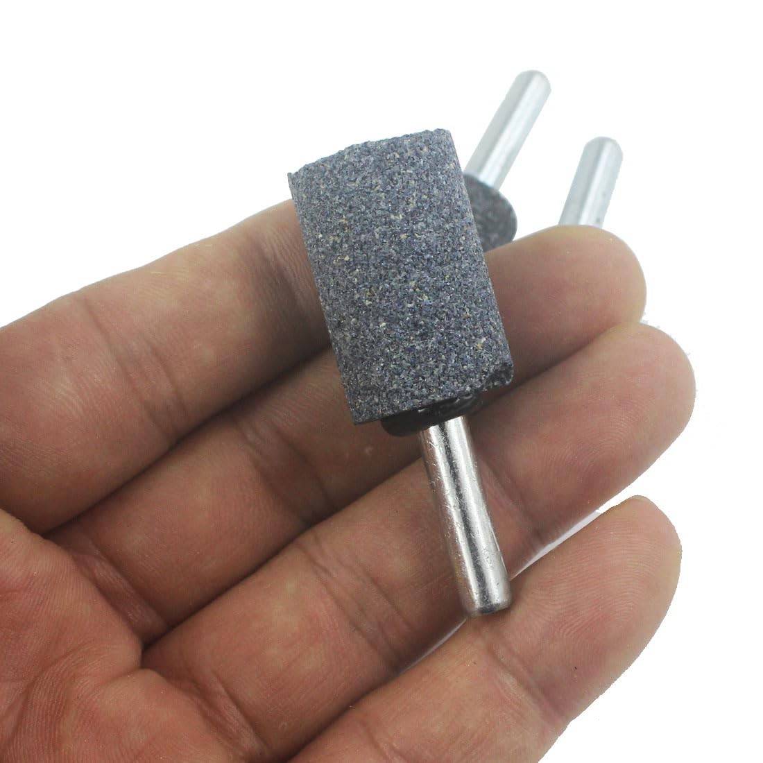 20mm Cylindrical Grinding Stone 1/4″ Shank Aluminum Oxide Mounted Stones Pack 8