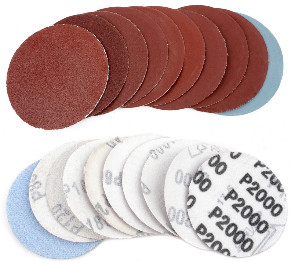 100 Pcs 3″/75mm Nonporous Round Car Truck Sanding Discs Polishing Pad Sandpaper