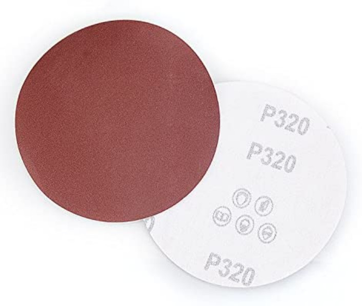 30pcs/set 7inch 180mm Red Grain Hook&Loop 80-320 Grit Sandpaper discs