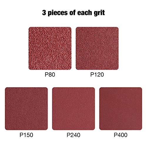 15-Pack 1″ x 30″ Sanding Belts 80-400 Grit Aluminum Oxide for Sanders Grinders