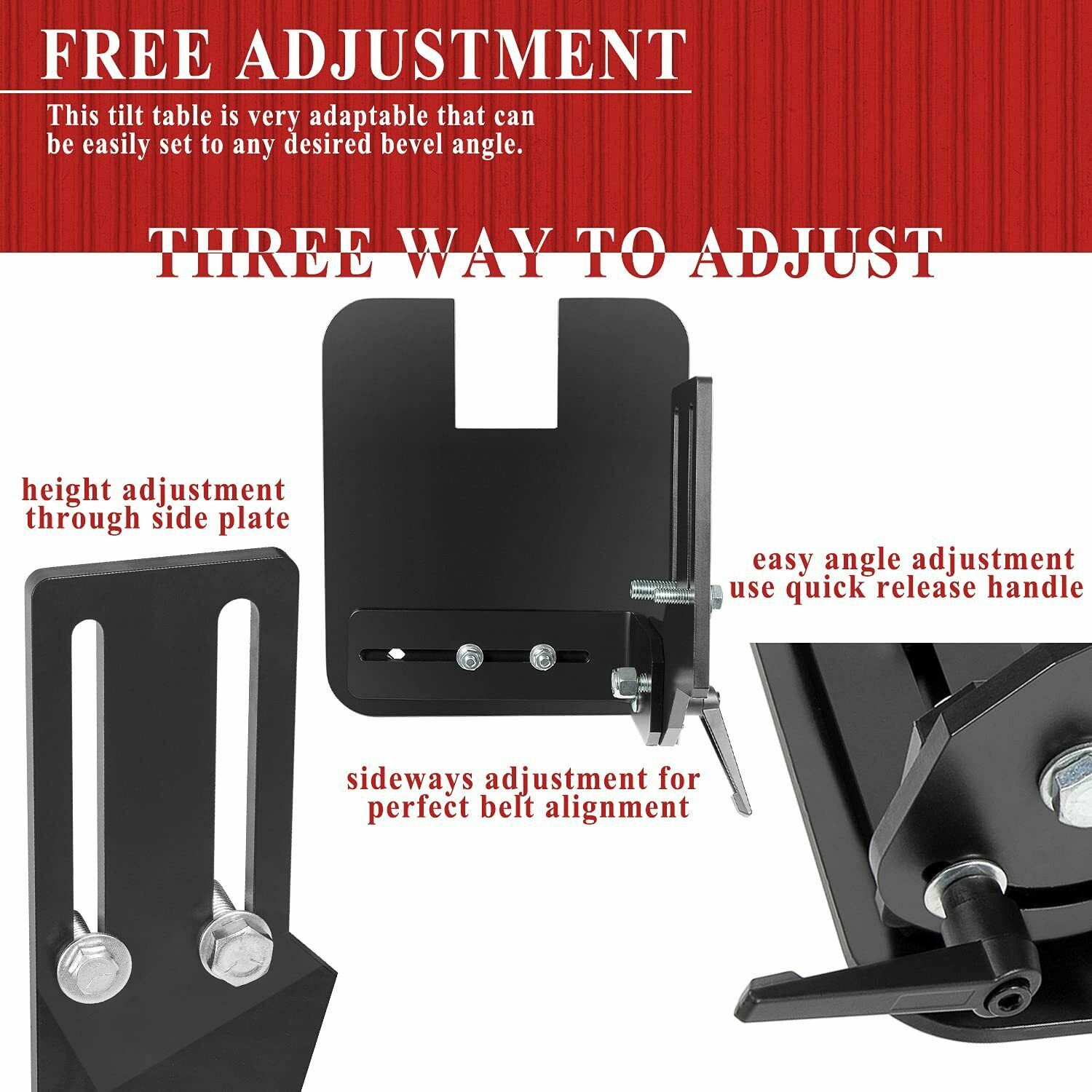 Belt Grinder Tilt Table For Most Popular OBM & 2×72″ Knife Grinders Knife Bevel