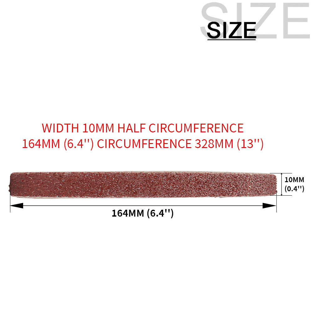 10x330mm Abrasive Sanding Belts For Belt Sander Metal Grinding Sandpaper 40~800#