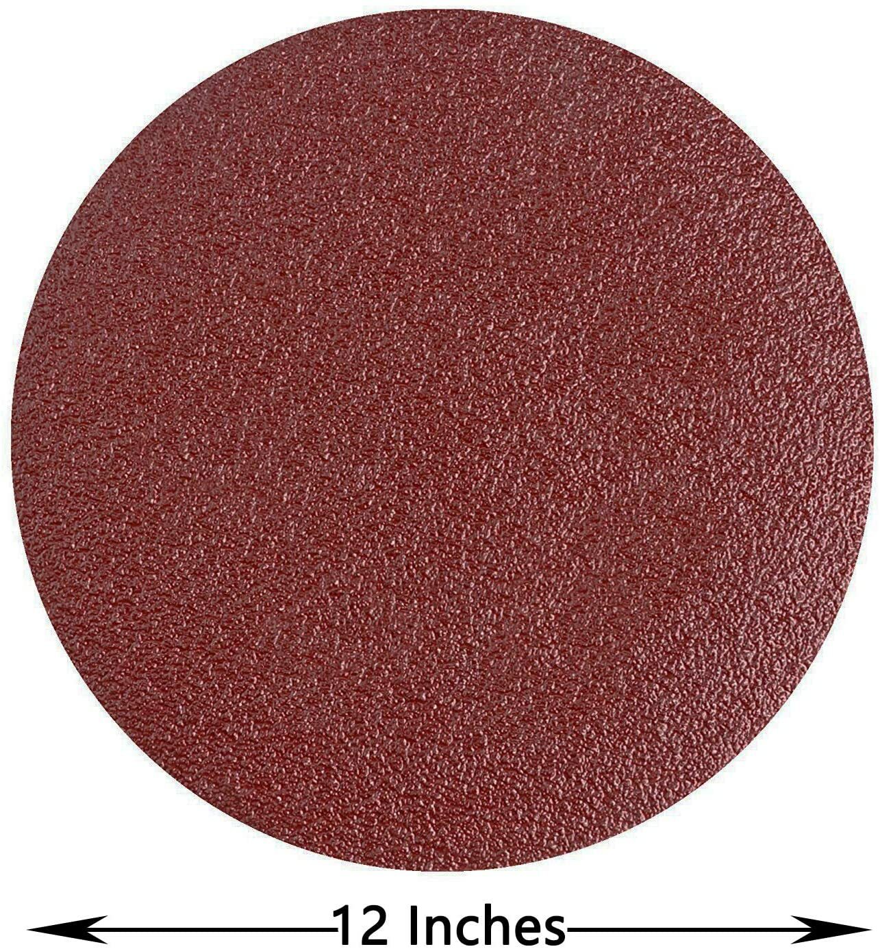 60x 12inch PSA Sanding Disc Self Adhesive Back 80-400 Grit Sticky Sandpaper Disk