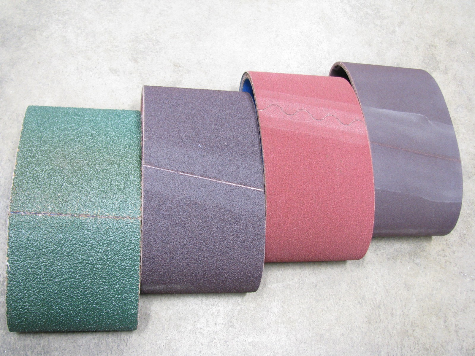 20 Pack 3-1/2 x 16 Inch Abrasive Sanding Belts Kit – 36 60 80 120 Grit