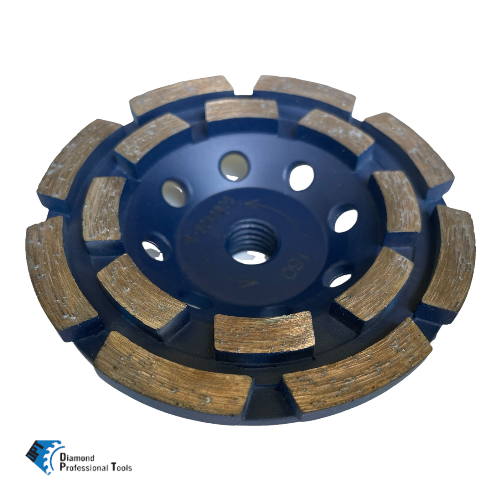 4 Inch Diamond Cup Wheel for Grinding Concrete and Masonry, Double Row
