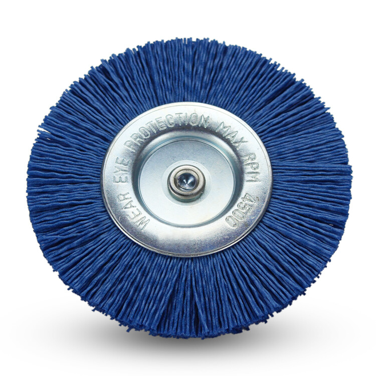 BHA 4″ Nylon Wire Wheel with 1/4″ Hex Shank for Drill or Die Grinder