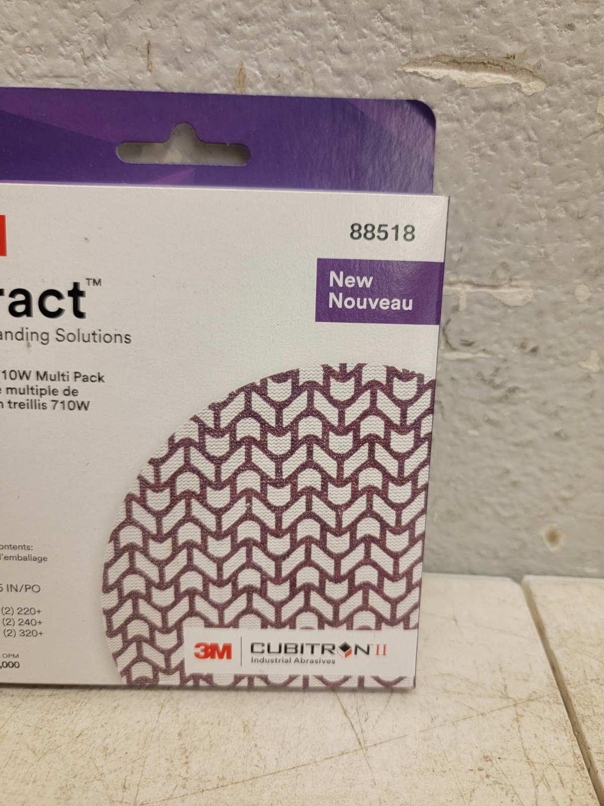 3M Cubitron 7100288313 Hook-And-Loop Sanding Disc, 5″ Dia, Multi Pack12 Case/20