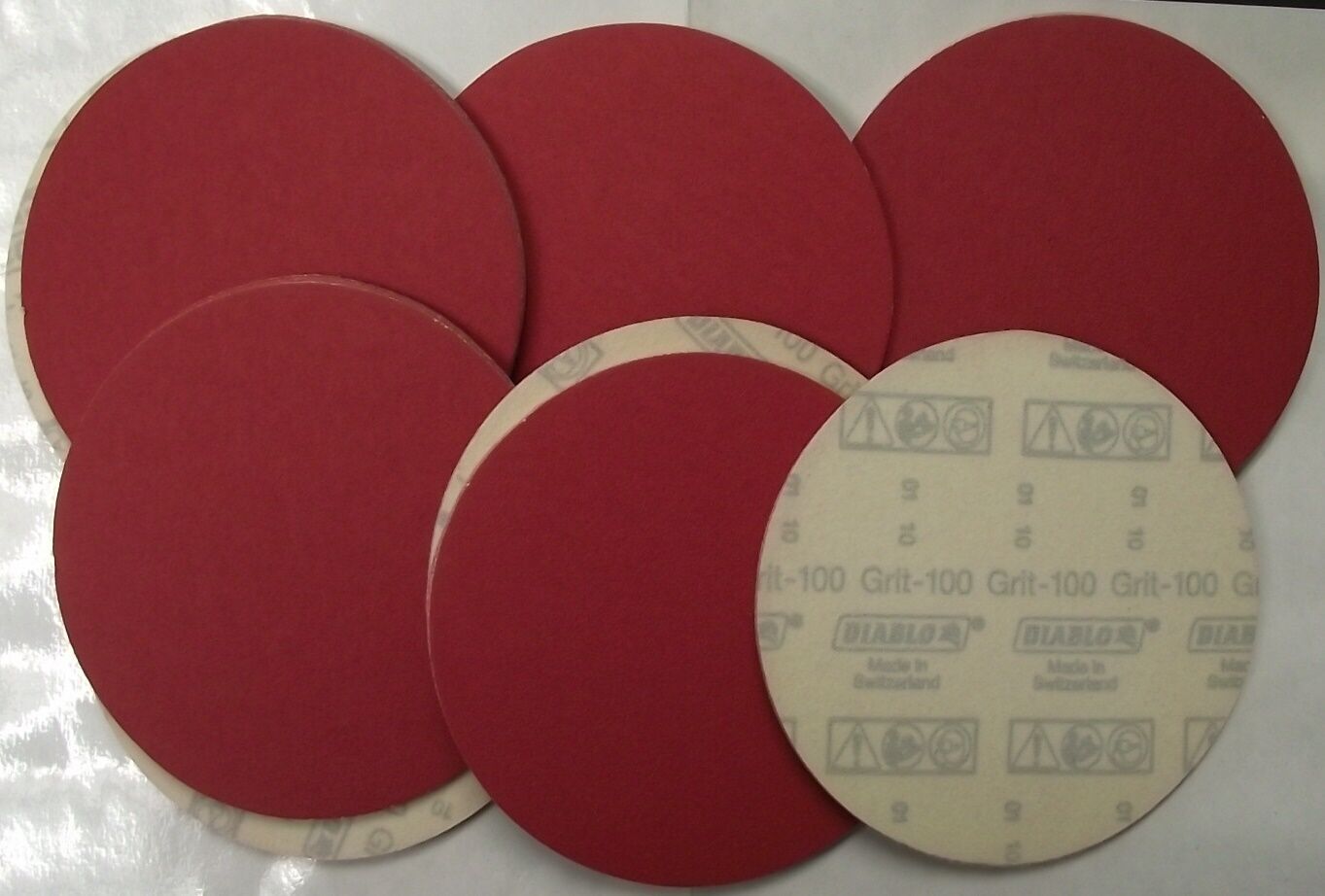 Diablo 2610017921 50 Pack U-Sand Hook & Lock 6″ 100 Grit Sanding Discs