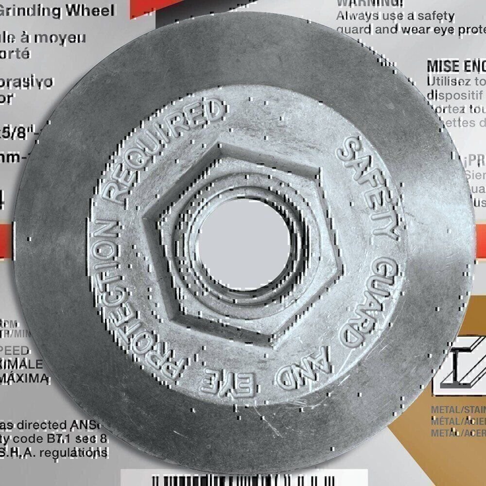 Makita A-95990-25 5″ x 1/4″ x 5/8-11″ Hubbed INOX Grinding Wheel, 36 Grit, 25/pk