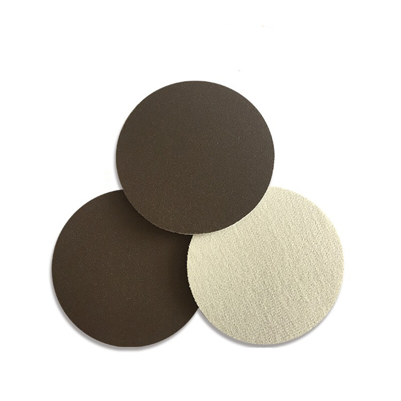 4″ 100mm Hook&Loop Sanding Foam Sponge Discs Wet Dry Orbital Brown Sandpaper Pad