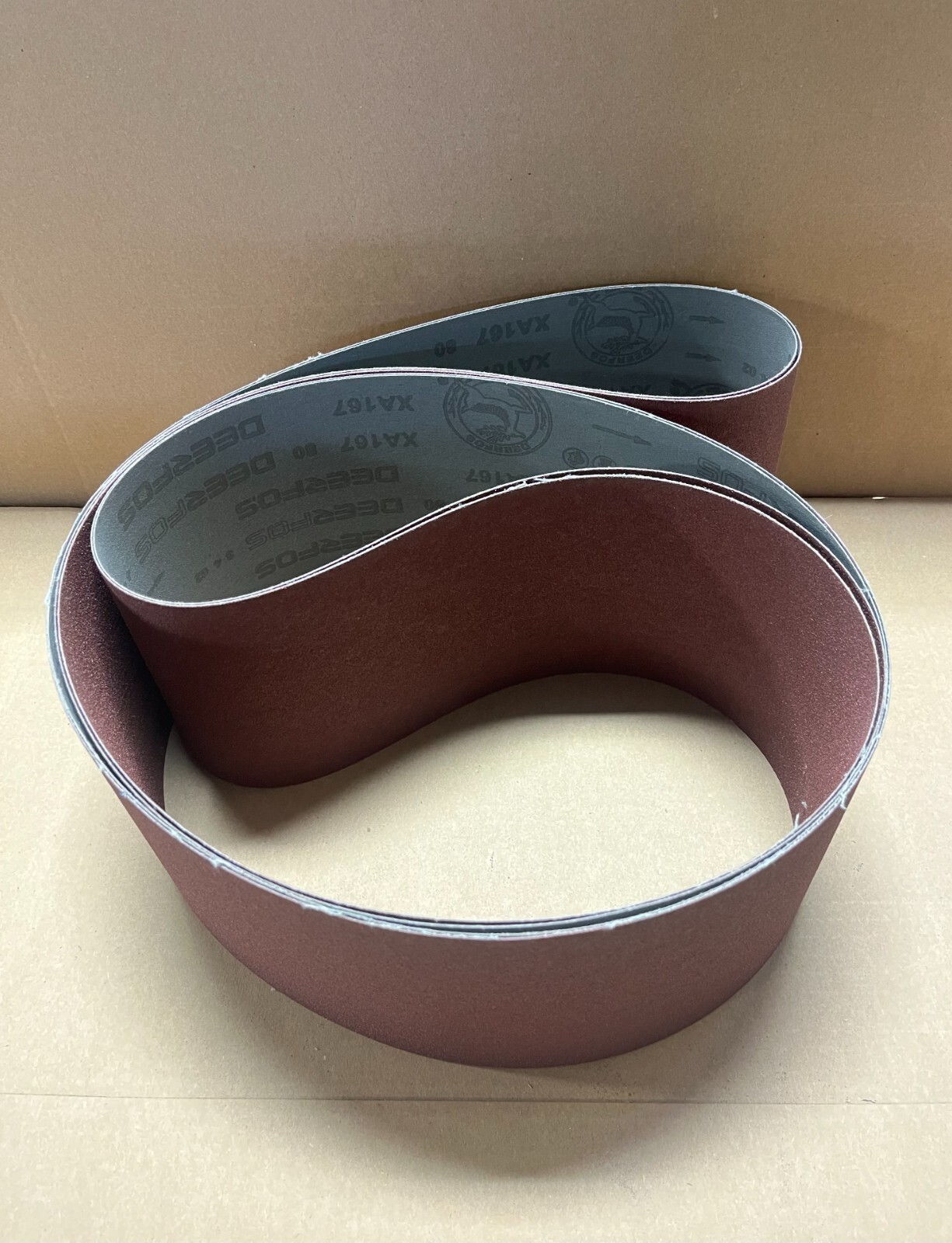 6″ X 108″ Premium 80 Grit Aluminum Oxide Multipurpose Sanding Belts, 2 Pack!!