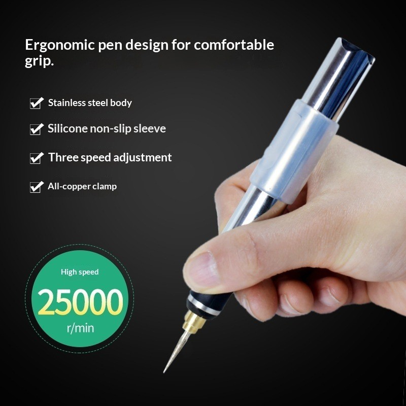 3.7V 25W Speed Regulating Mini USB Electric Mill Engraving Pen Polishing