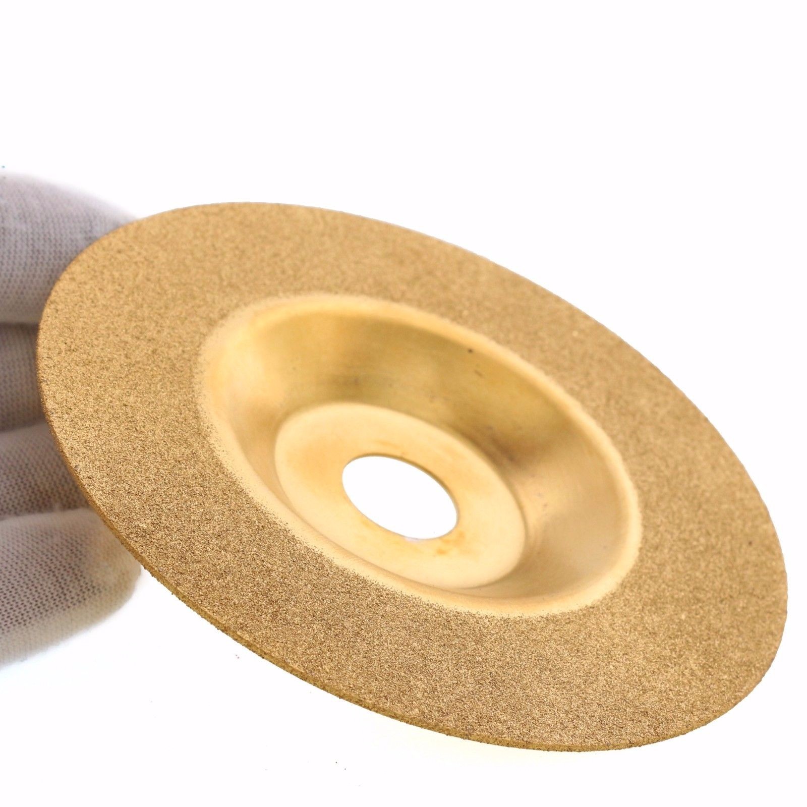 100mm 4″ inch Diamond TITANIUM Grinding Disc Arbor Hole 5/8″ grit 150