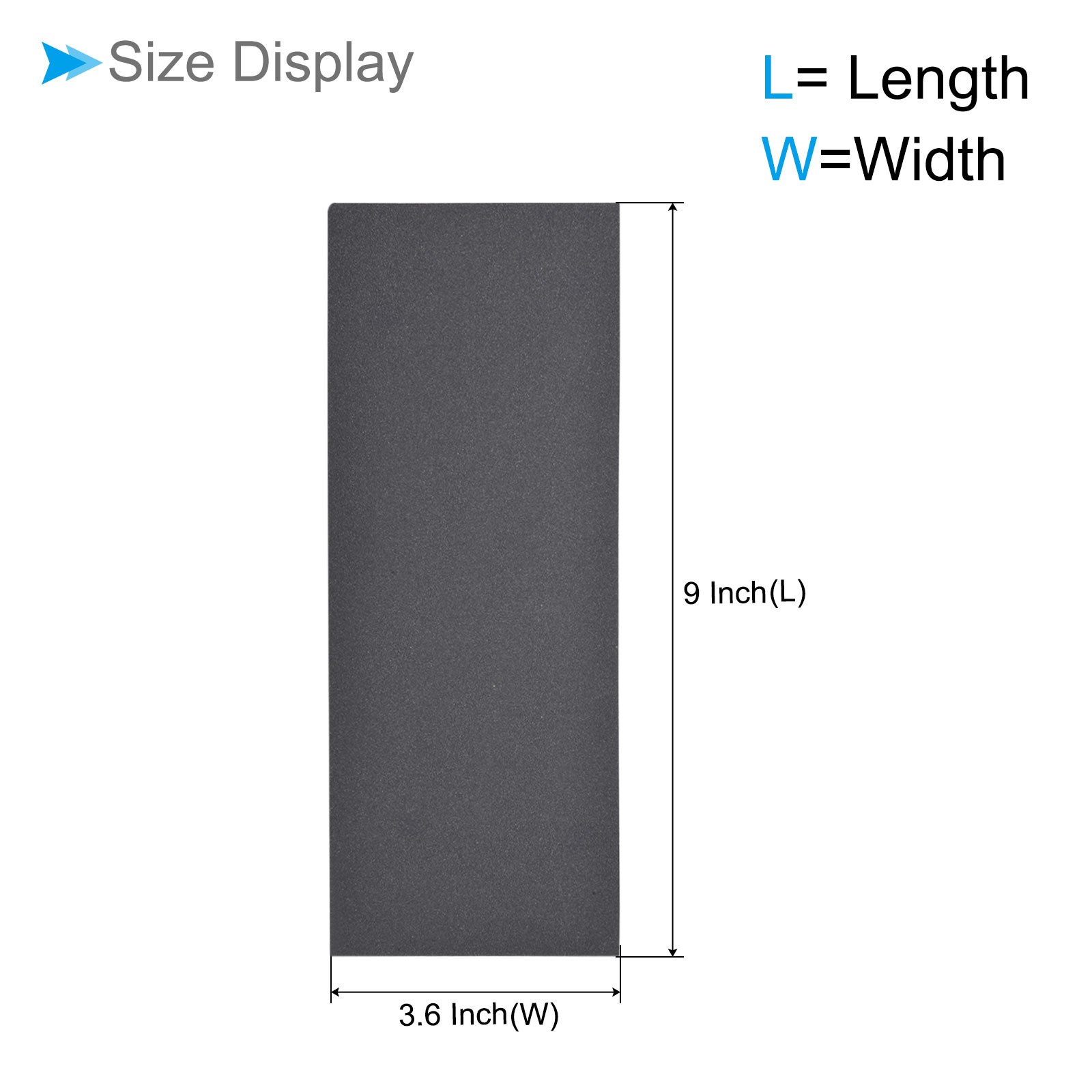 Sanding Sheets, 9 Inch x 3.6 Inch 500 Grits Sandpaper Silicon Carbide 10 Pieces