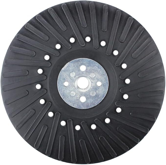 1 Pack – 7″ x 5/8″-11 Resin Fiber Disc Backing Pad w/ Lock Nut for Angle Grinder