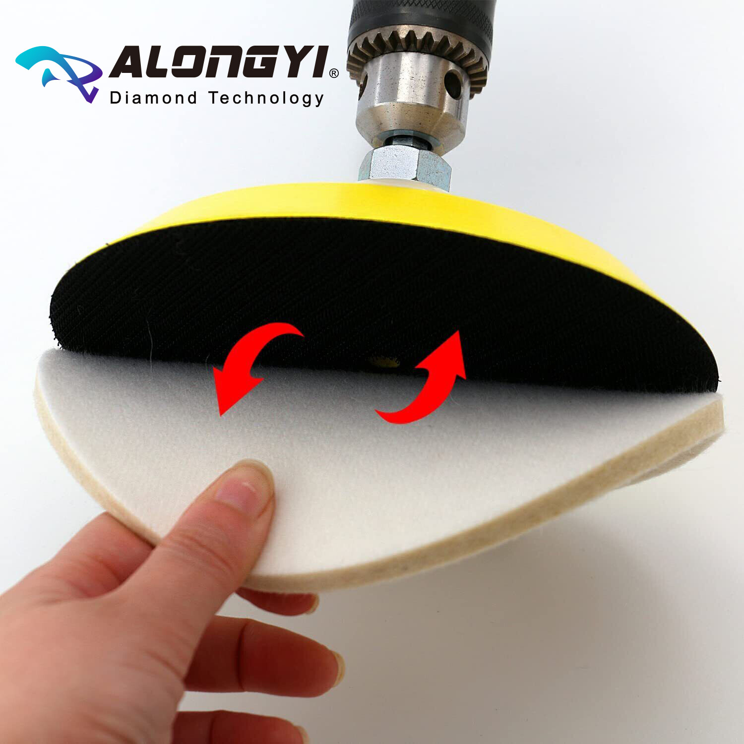 Wool Felt Polishing Pads Buffing Wheel for Car Glass Plastic Metal Stone