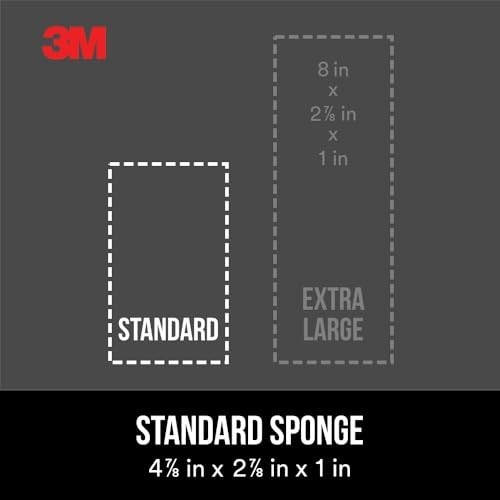 Angled Sanding Sponge Fine Grit 4 Pack Wet or Dry Reusable for Corner Detail