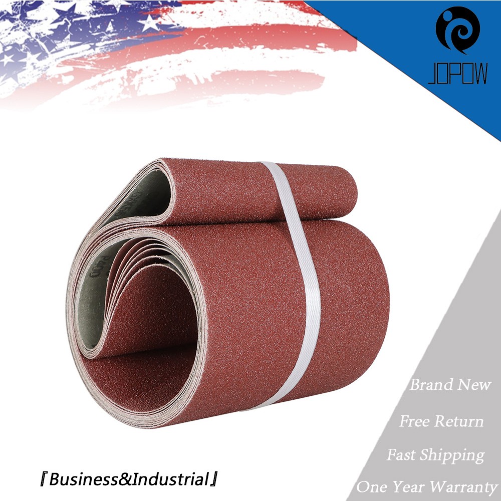 NEW 6PCS Sanding Belts 6×48 in 60 80 120 150 240 400 Grit Belt Sander Sandpaper