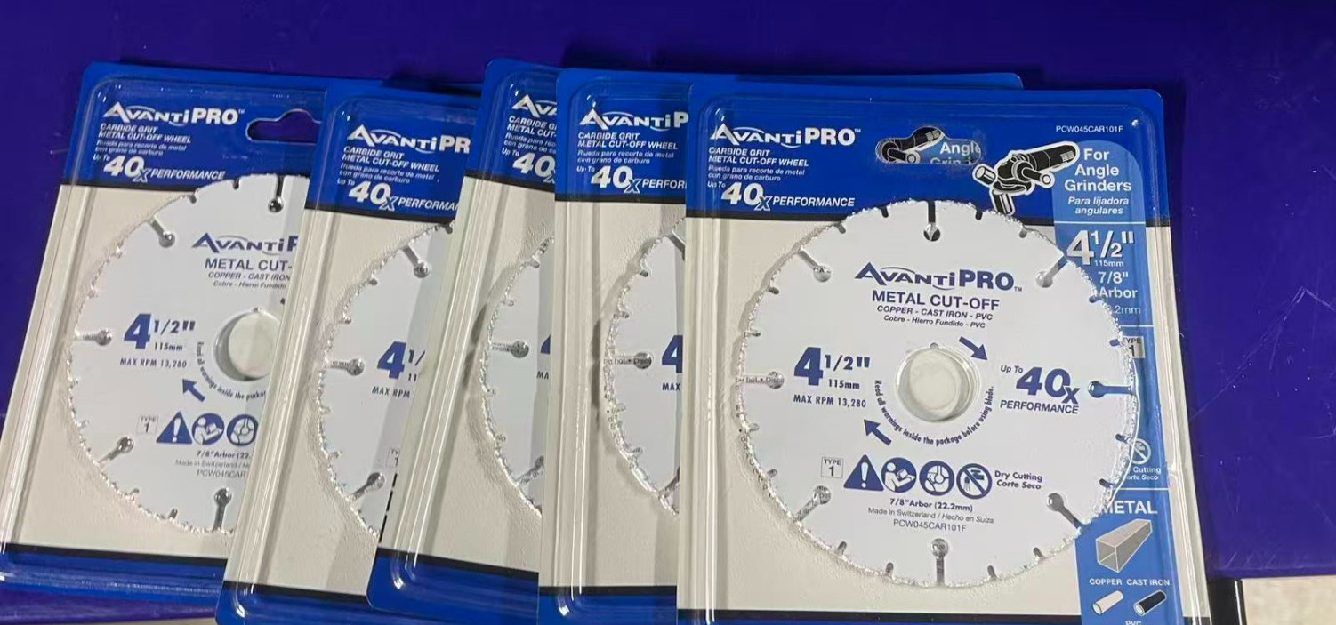 AvantiPRO Type 1 Carbide Grit 4-1/2 In. x 7/8 In. Metal Cut-Off Wheel- 5 PACK