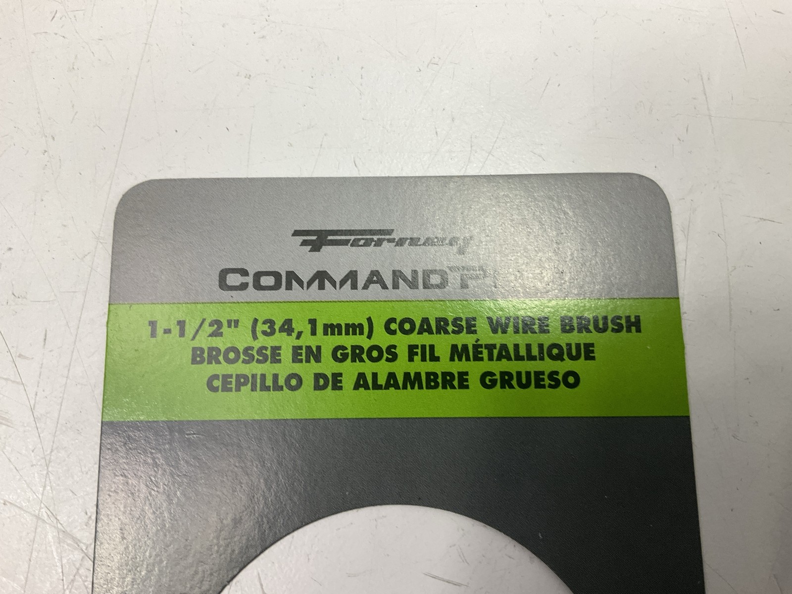 Forney 60013 Command PRO Wire Wheel, Crimped, 1-1/2 In X .014 In X 1/4 In Shank
