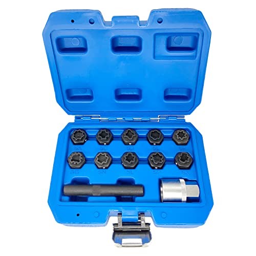 12PCS Wheel Locking Nut Key Kit, Compatible with Mercedes Benz, Wheel Lock Nut