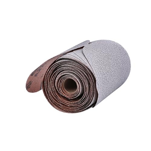 Norton A275OP PSA Adhesive Sandpaper Roll, 120 Grit Sandpaper, 5 inches, tan