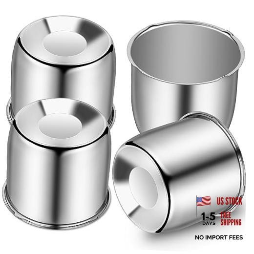 4 Pcs 4.25 Inch Wheel Center Caps Sliver Push Suits for 4.25 Inch Silver