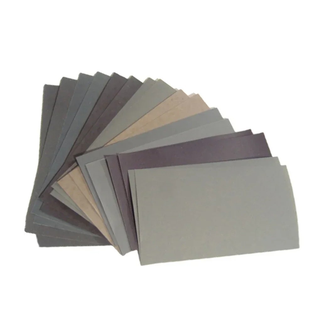 15PCS/Set Wet /Dry Sandpaper 400/3000 Grit Sand Paper Sanding Paper Abrasive