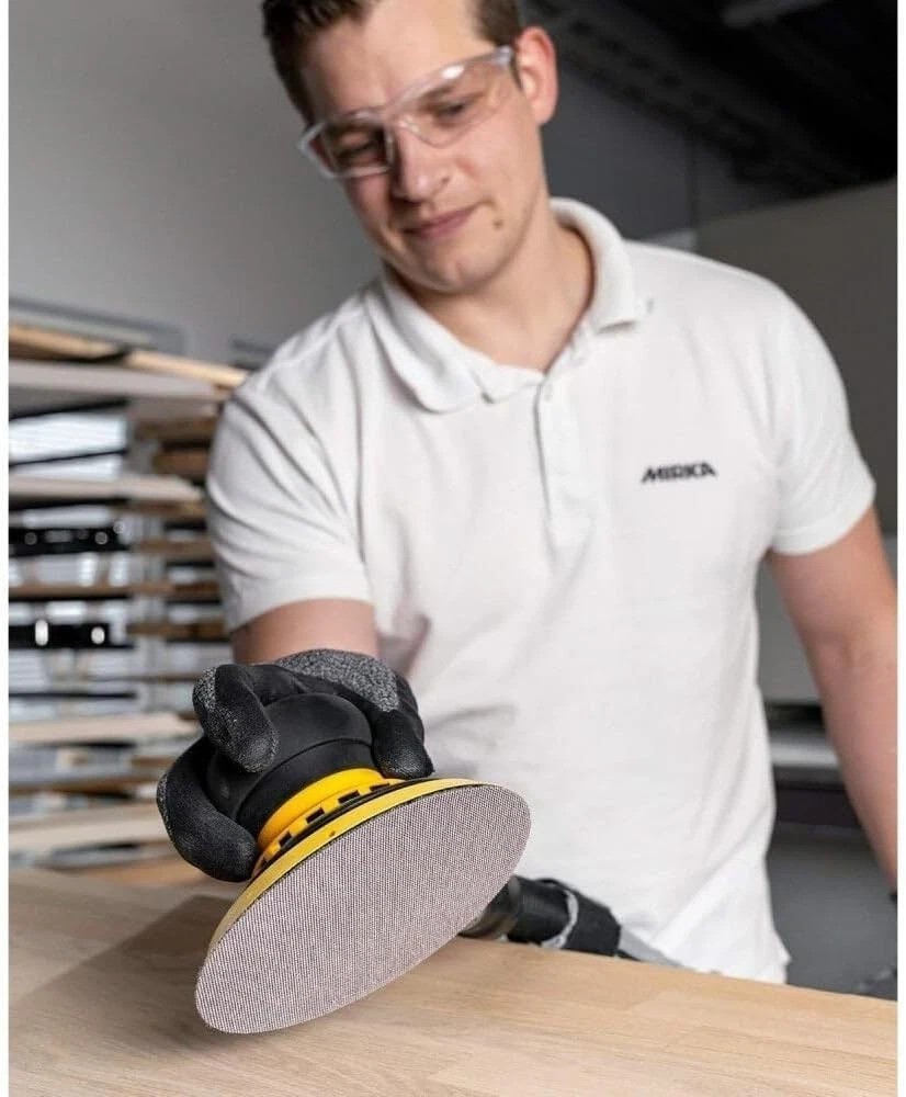 Abranet 6-Inch Sanding Discs – Hook and Loop Mesh Orbital Sander Pads, Dust-F…