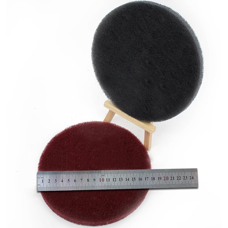 7″ 180mm Hook & Loop Scouring Pad Flocking Sanding Discs 240- 800 Grit Polishing