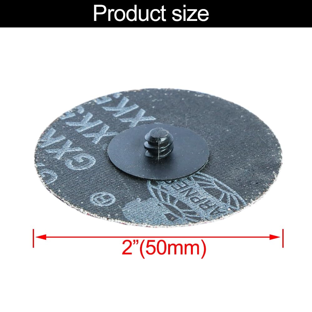 100Pcs 2″ inch Sanding Disc Surface Conditioning Quick Change Disc R-Type San…