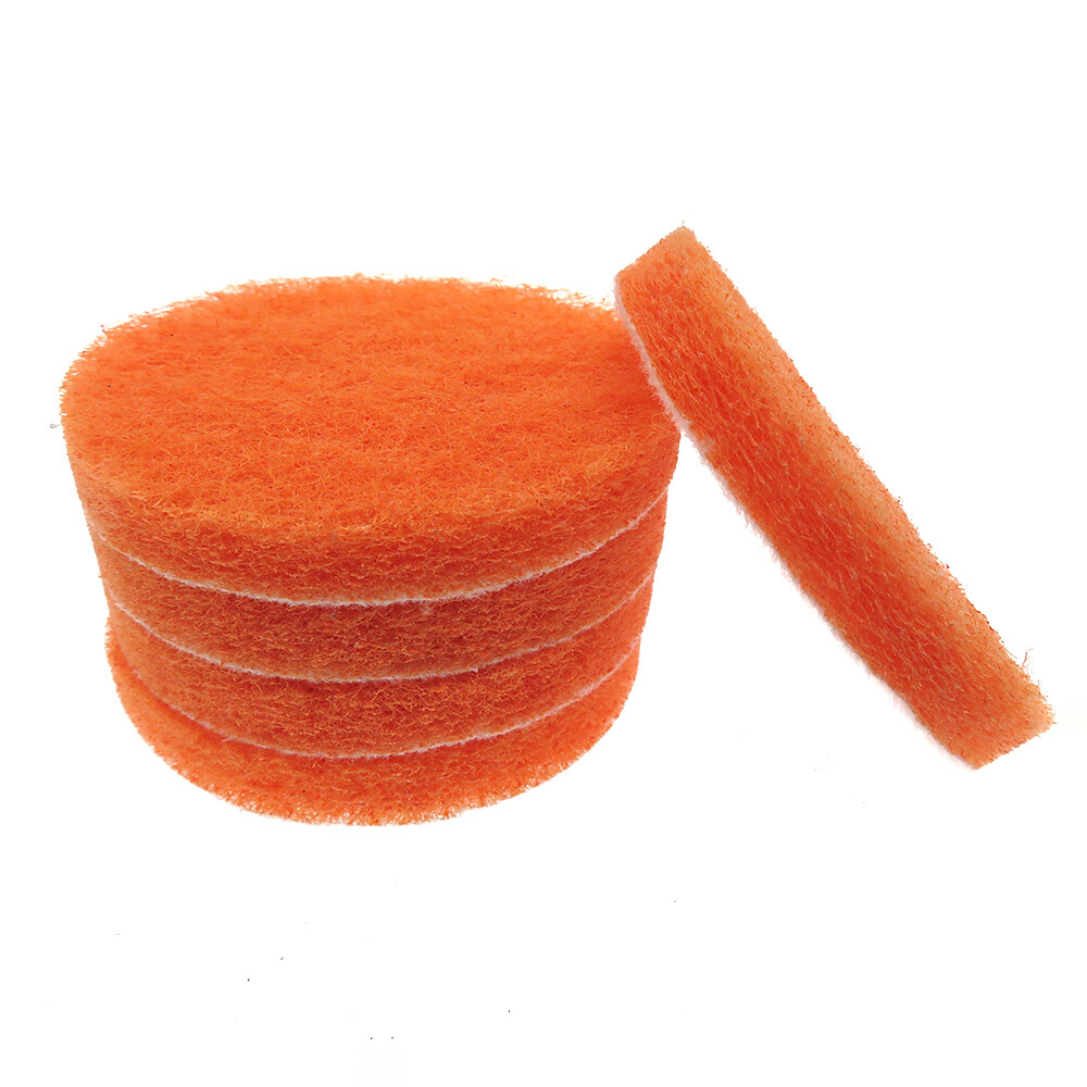 1″-7″ Flocking Sanding Discs Nylon Fiber Scouring Pads Hook & Loop Scouring Pad