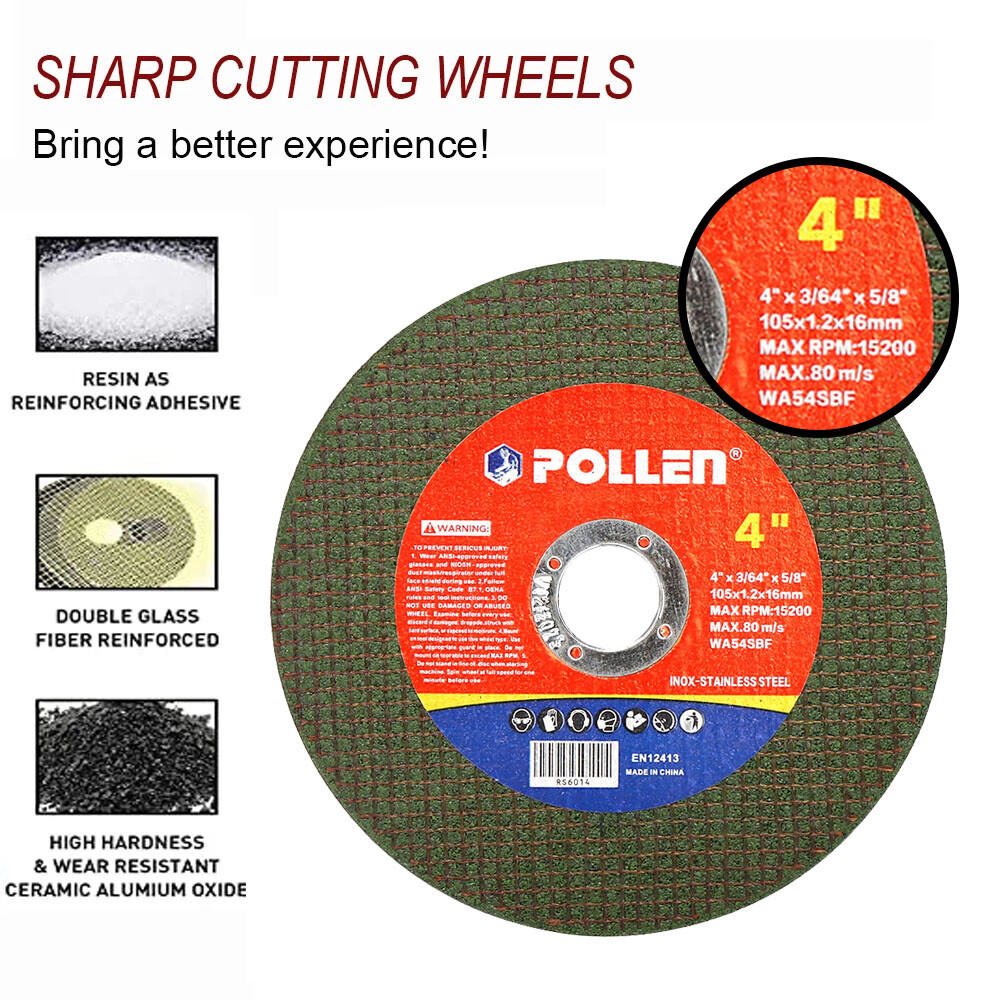105MM Cutting Disc Wheel Angle Grinder Cut Off Wheel for Metal Stainless Steel