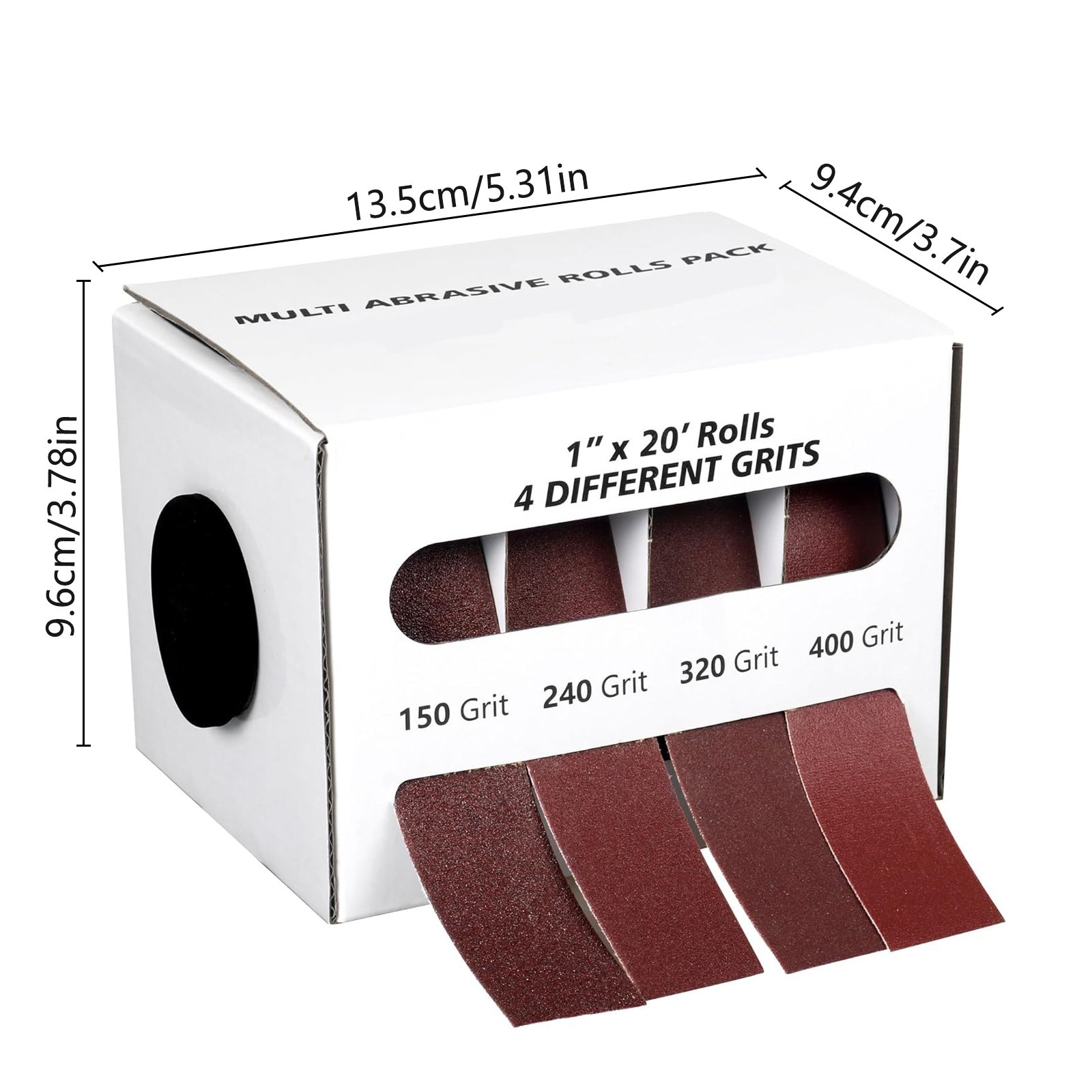 Abrasive Sandpaper Rolls Assorted Sand Paper 4/6roll 6m 150 240 320 400 600 Grit