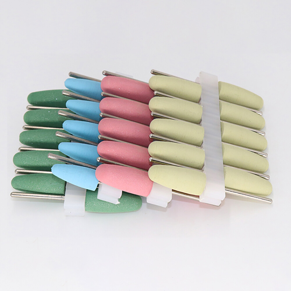 Nail Drill Bits Buffer Silicone Rubber Polishing Heads Rotary Pedicure Manicure