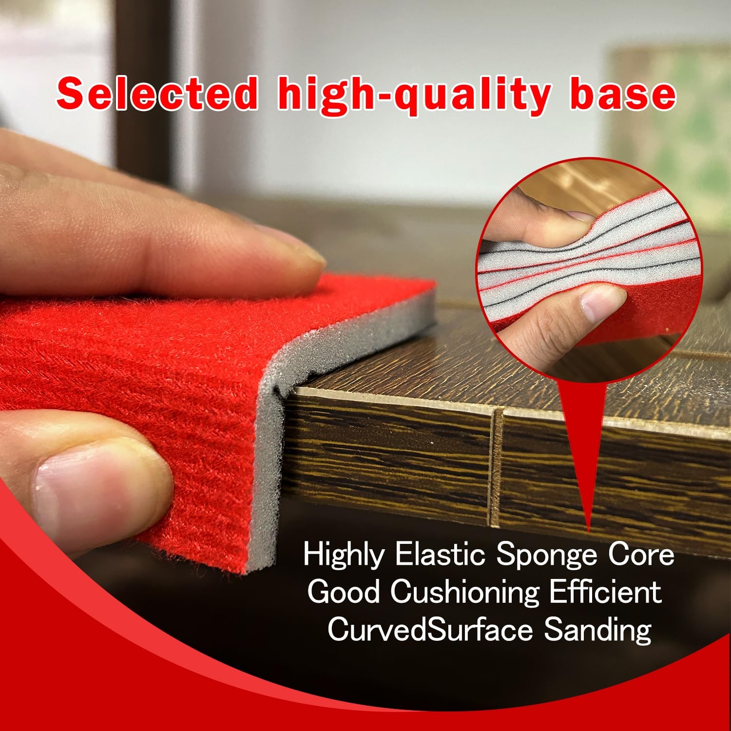 20PCS 3×4 Inch 1200 Grit Sanding Sponge Ultra Fine for Metal Wood Polish