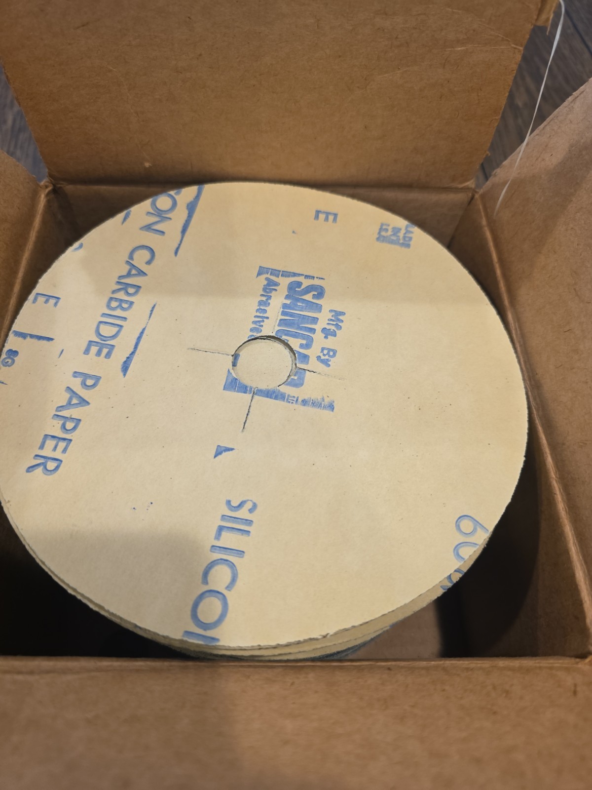 Sancap Abrasives 7 X 7/8 Slotted 60 Grit x100 Grinding Sanding Disc Silicone