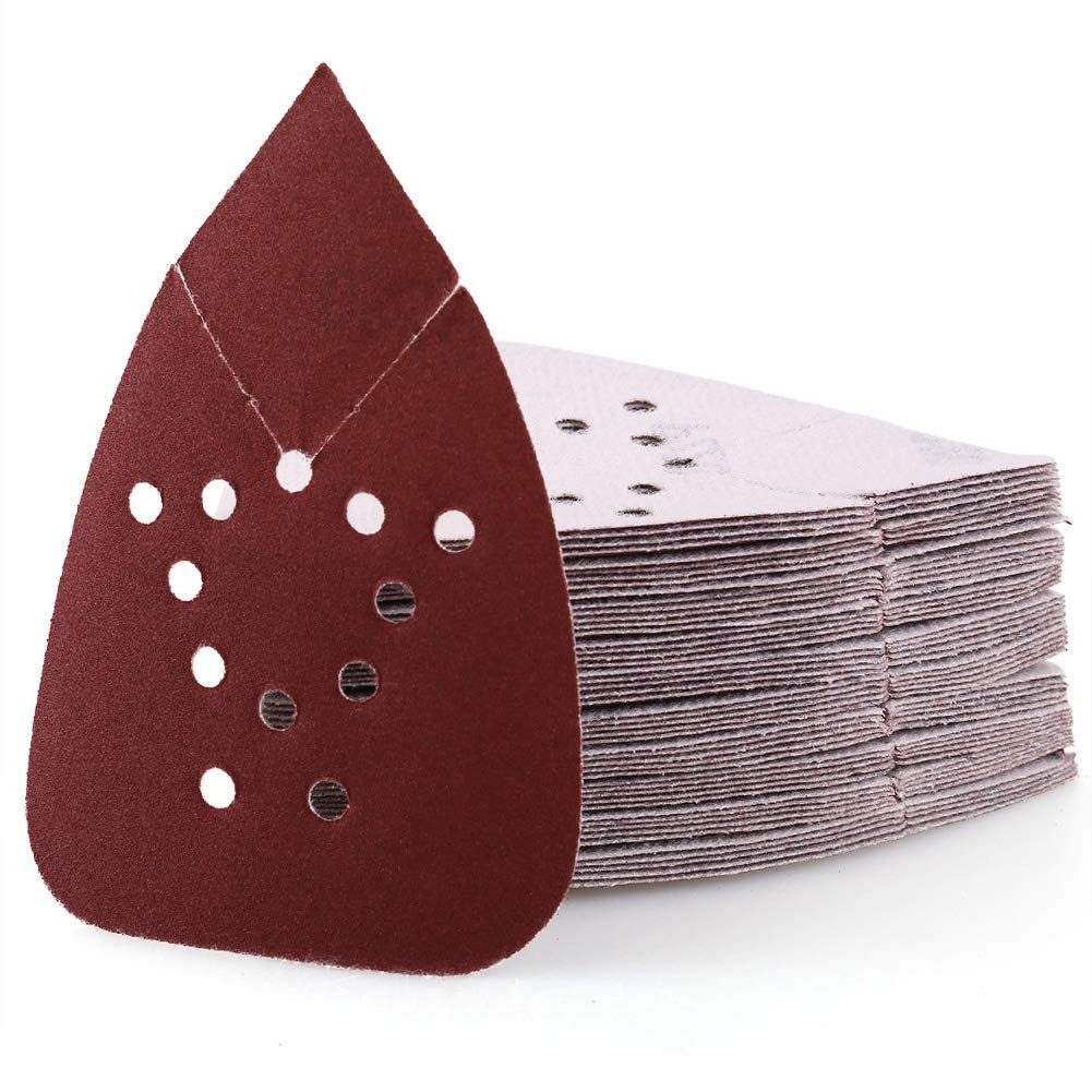 LotFancy 220 Grit Sanding Pads for Black and Decker Mouse Sanders, 50PCS Hook…