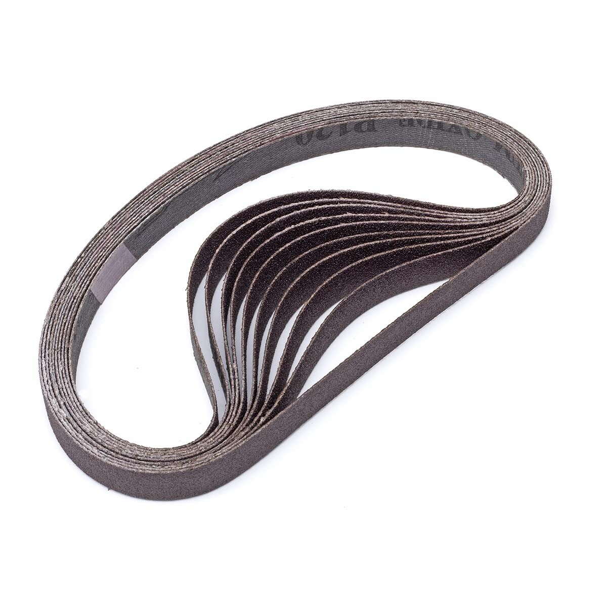 Eastwood 10pk 1/2×18 Aluminum Oxide 120 Grit Abrasive Sanding Belts