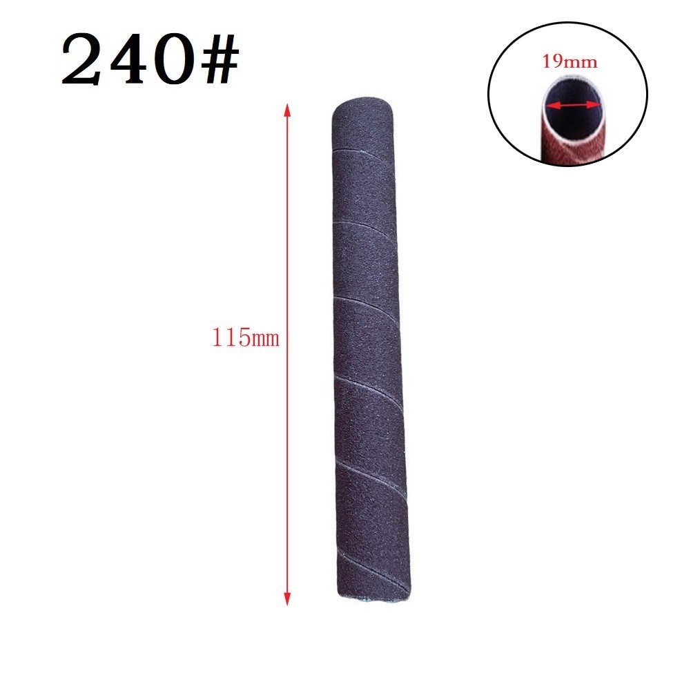 1PC 4.5inch Sanding drum Sleeves sanding paper drum polishing Tools 80/150/240#