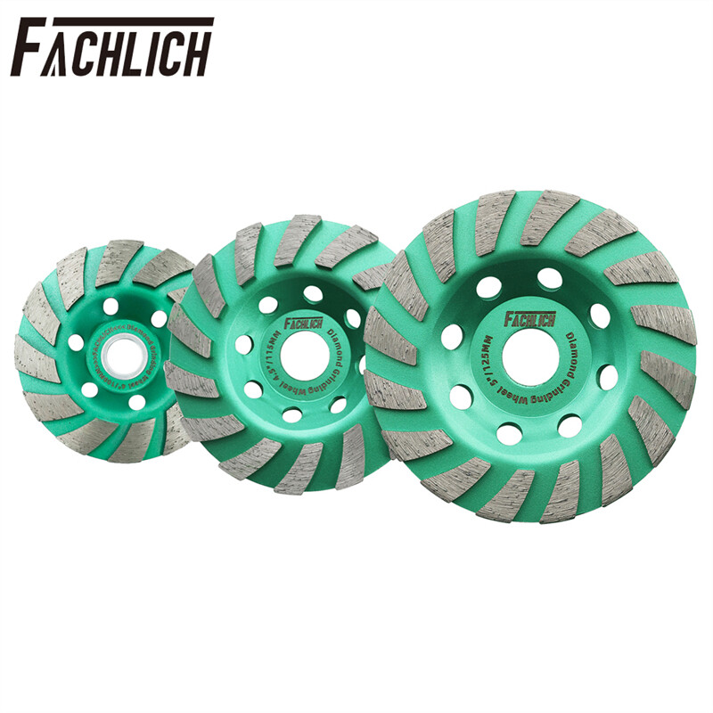 Diamond Grinding Cup Wheel 4″/4.5″/5″ Concrete Granite Turbo Row Sanding Disc