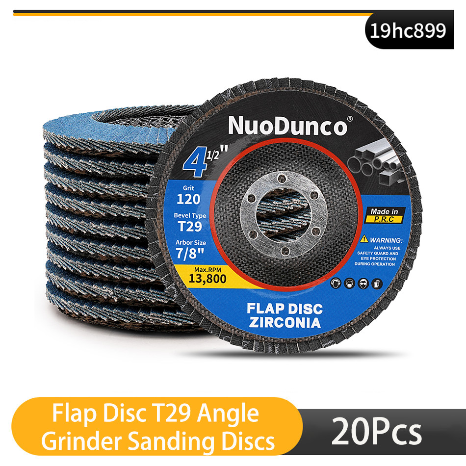 115mm Flap Disc T29 Angle Grinder Sanding Discs 40/60/80/120 Grit Grinding Wheel