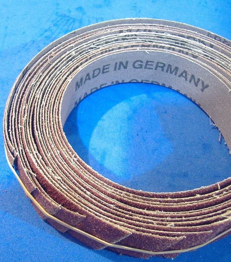 1″ X 20′ 50 GRIT ALUMINUM OXIDE CLOTH SANDPAPER SHOP ROLL STRIP