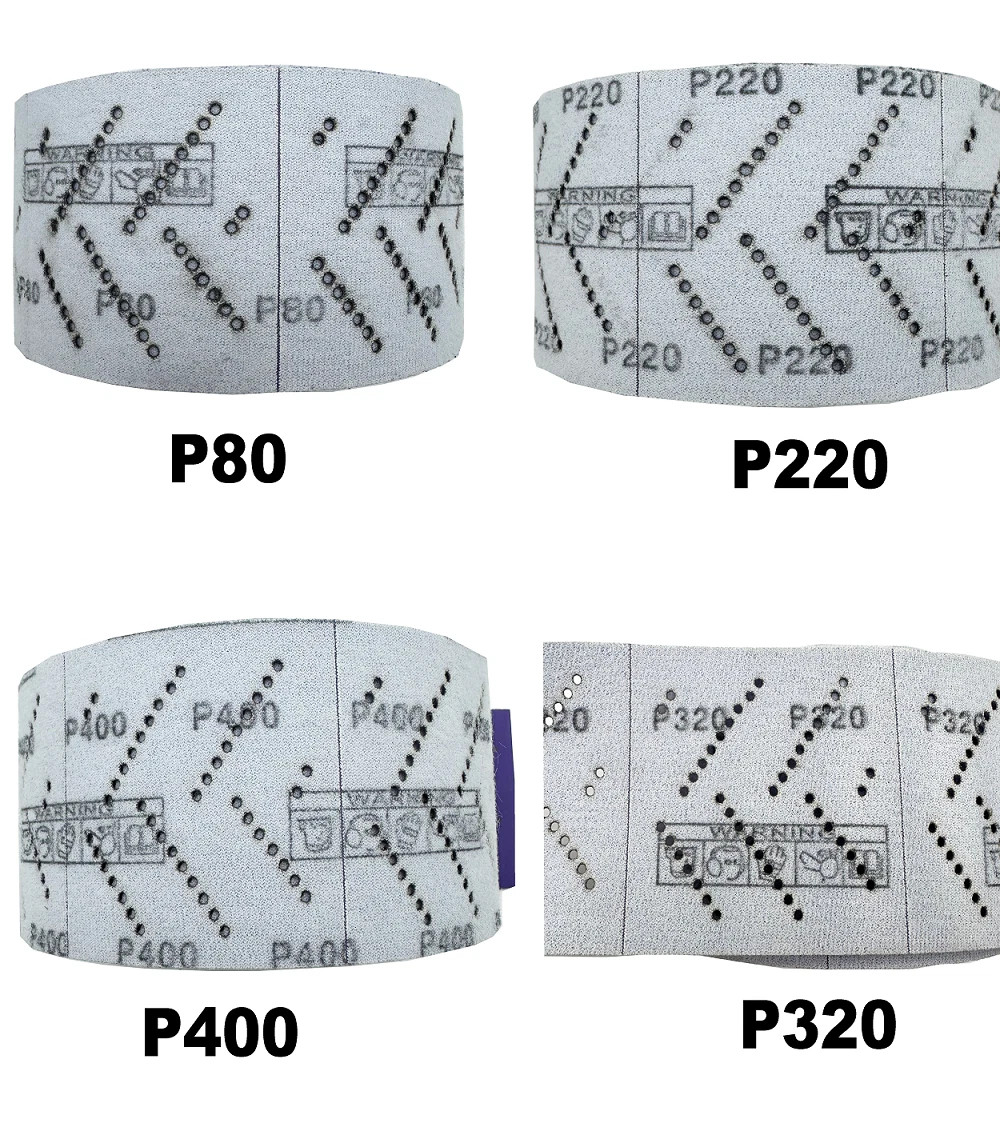 1/2PCS 2-3/4”x13.1Yard 70mmx12m Ceramic Sanding Roll P80-P400 for Paint Removal