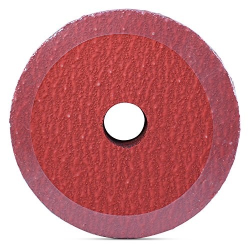 Ceramic Resin Fiber Grinding and Sanding Discs, 5” x 7/8”, 36 Grit – 25 Pack